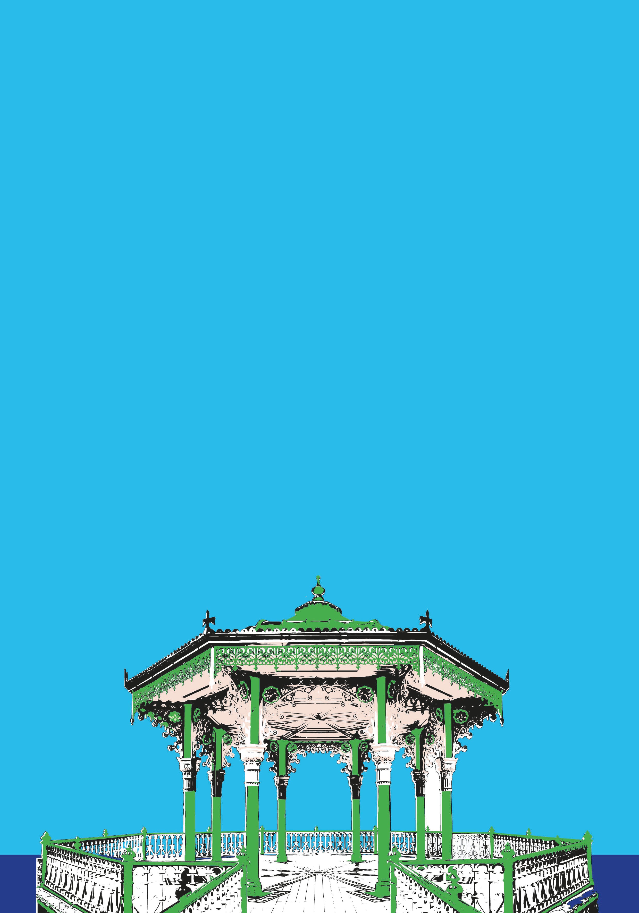 The Bandstand Brighton - A4 Art Print
