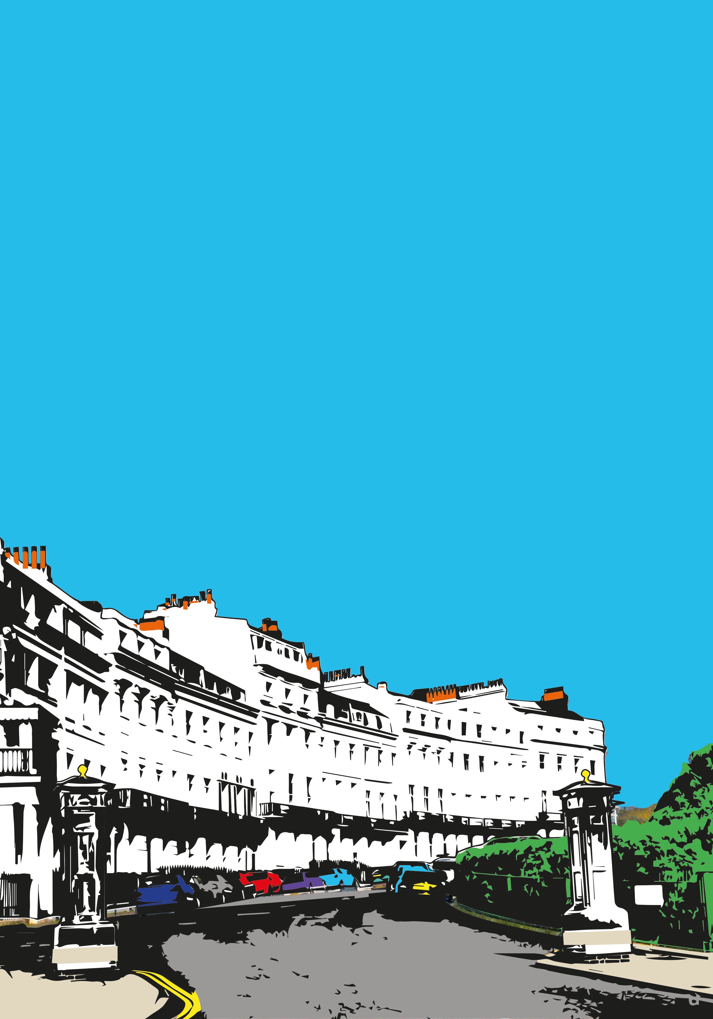 Lewes Crescent - A4 Art Print