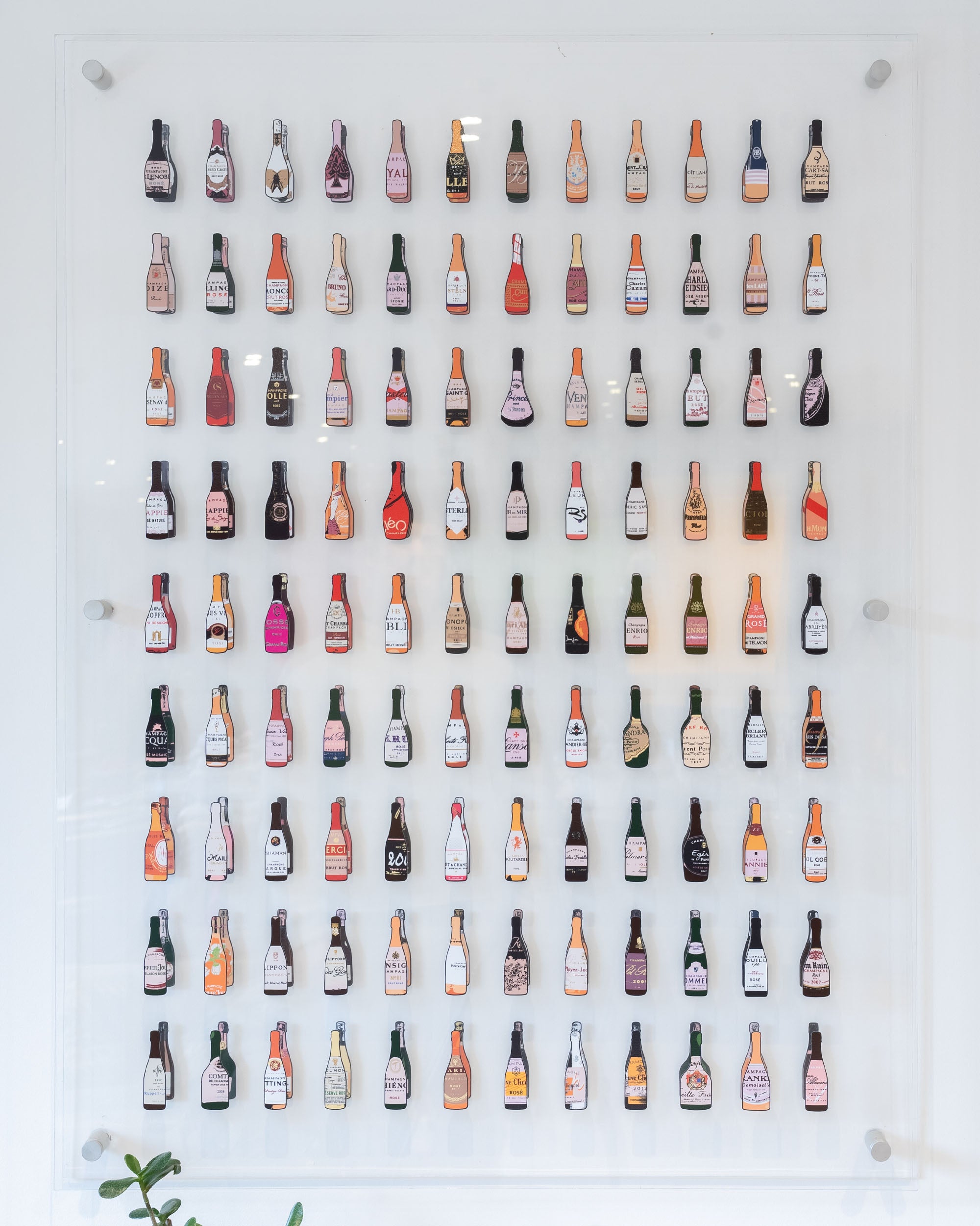 Outside The (Pink) Champagne Bottle 3D