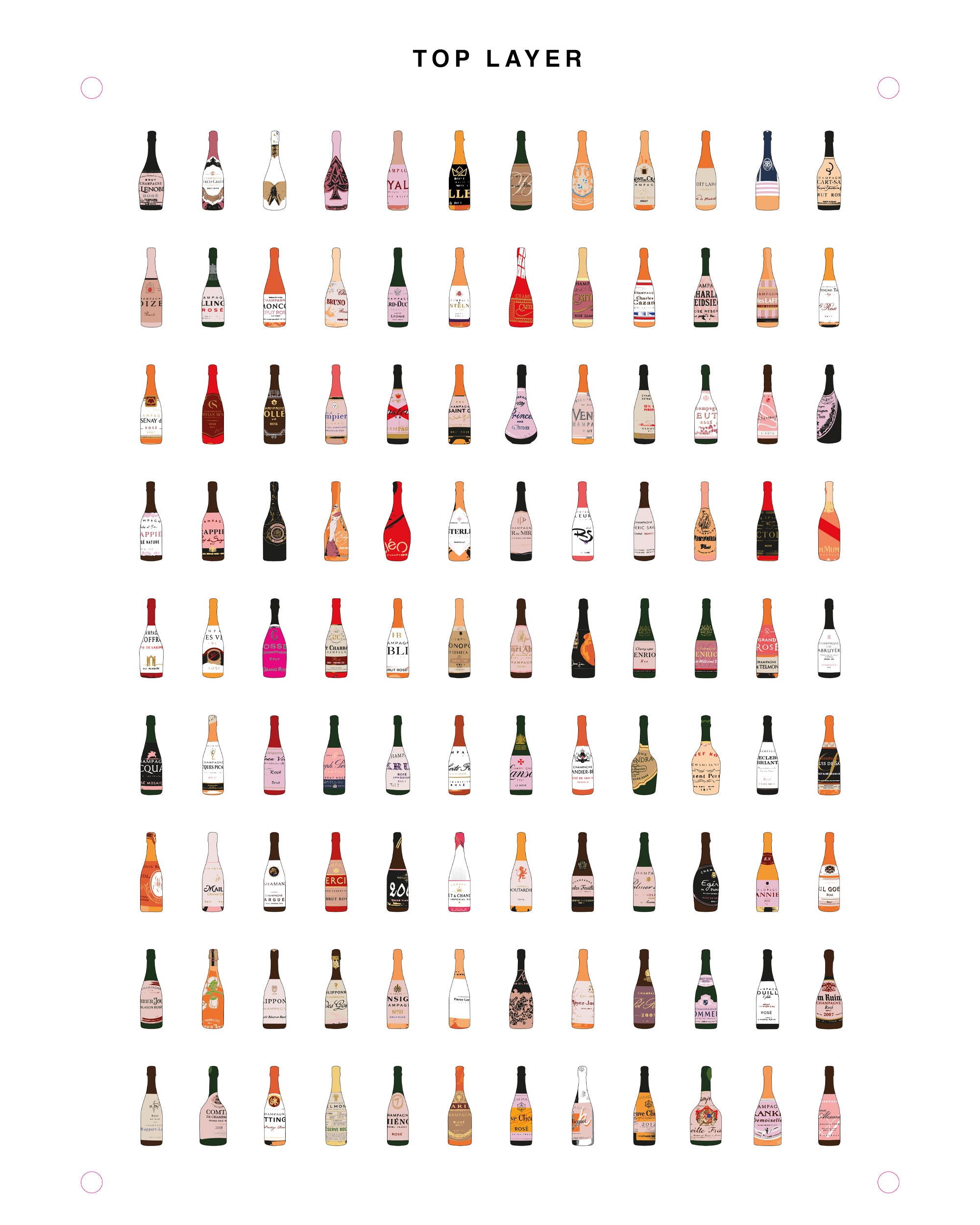 Outside The (Pink) Champagne Bottle 3D