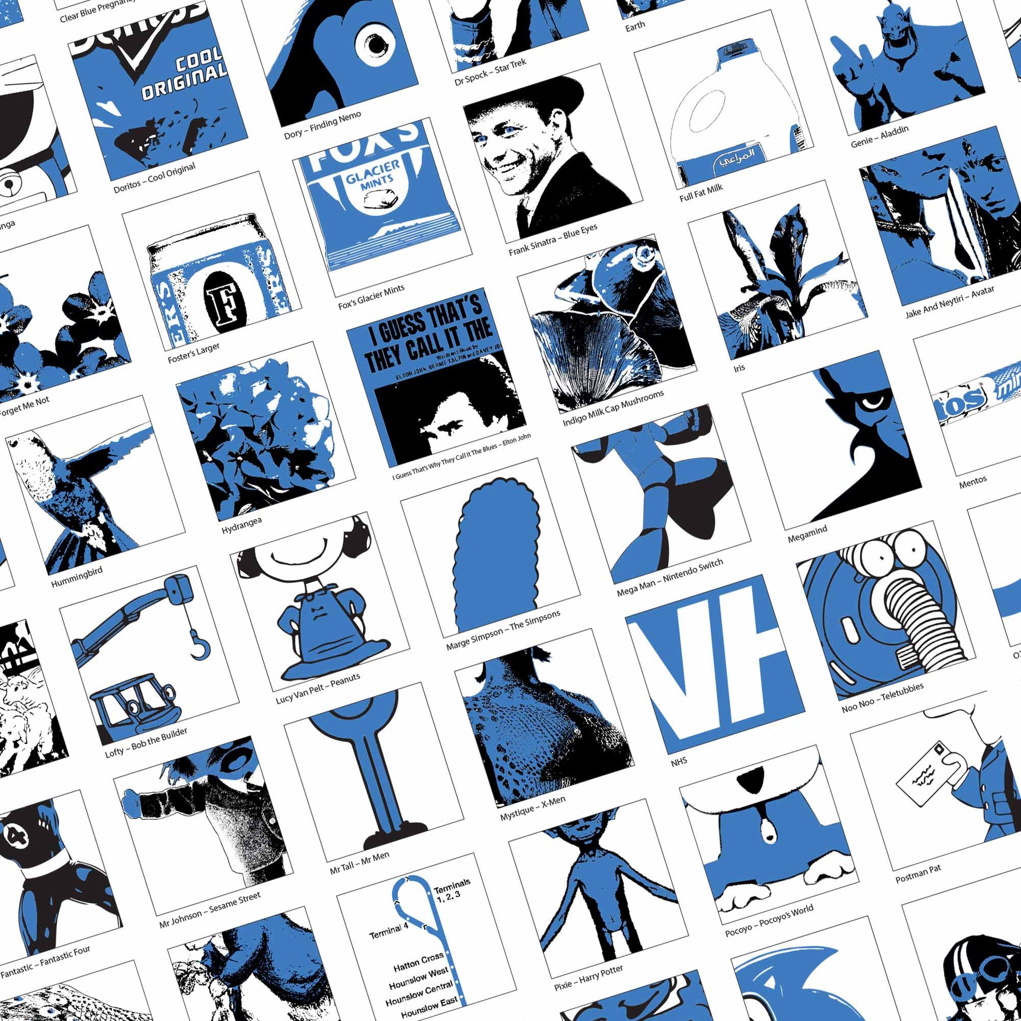 Outside The (Blue) Box - Print