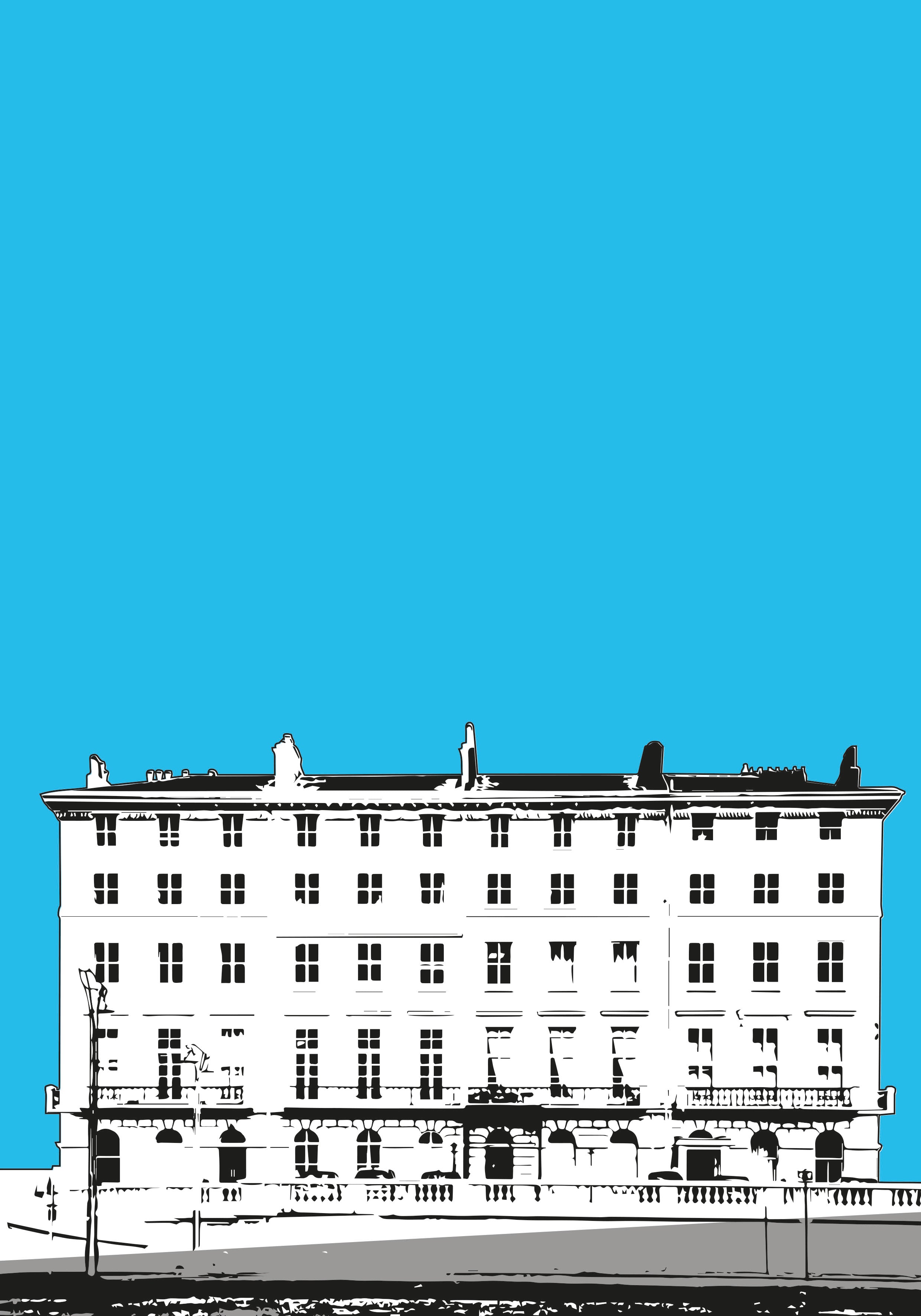 Adelaide Crescent Hove - A4 Art Print