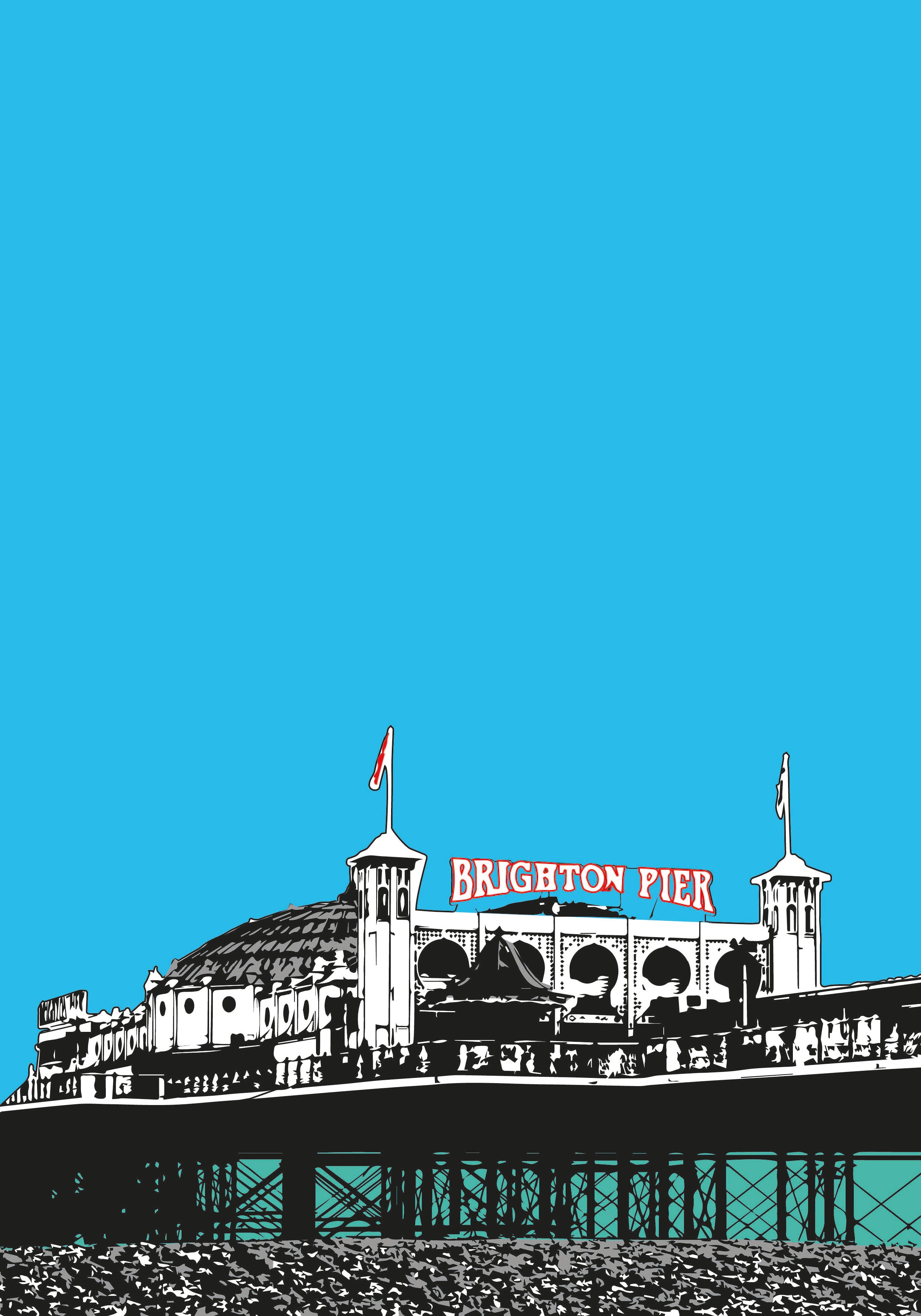 Brighton Pier - A4 Art Print