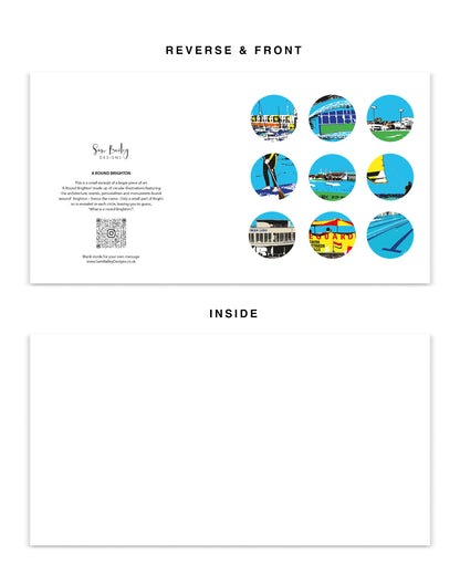 A Round Brighton Sports Greetings Card