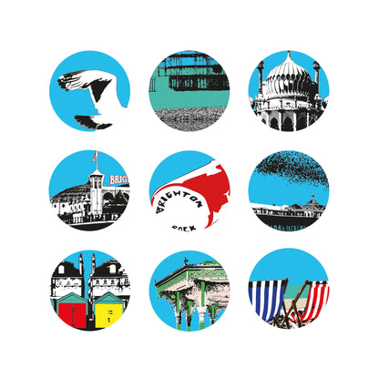 A Round Brighton Greetings Card