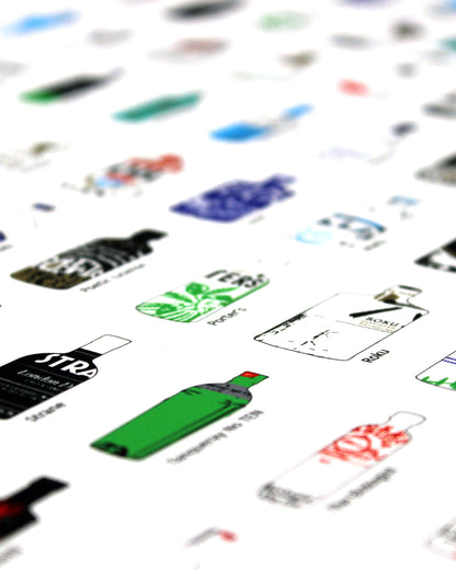 Outside The (Gin) Bottle - Print