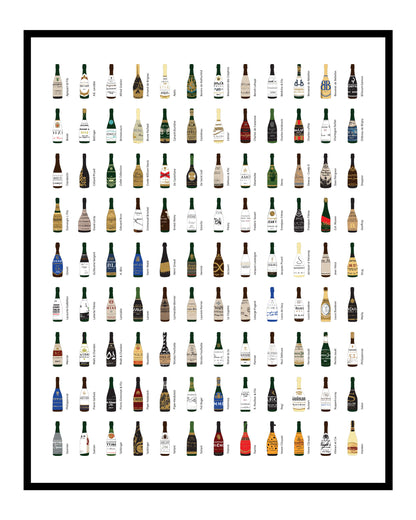 Outside The (Champagne) Bottle - Print
