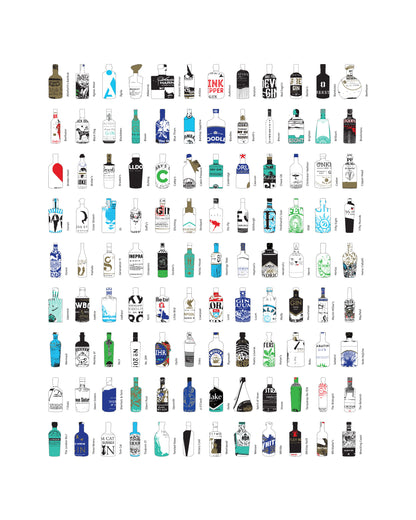 Outside The (Gin) Bottle - Print