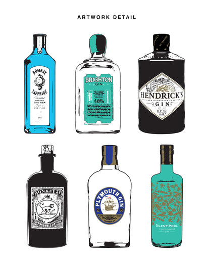 Outside The (Gin) Bottle - Print