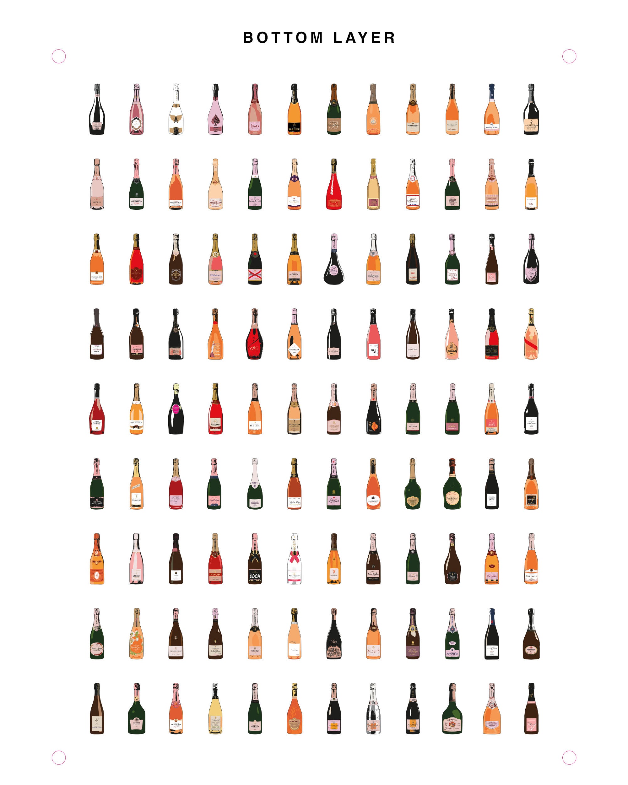 Outside The (Pink) Champagne Bottle 3D