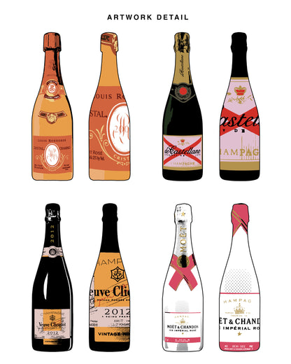 Outside The (Pink) Champagne Bottle 3D