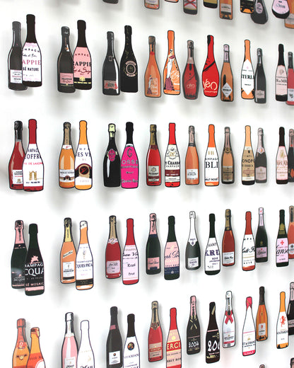 Outside The (Pink) Champagne Bottle 3D