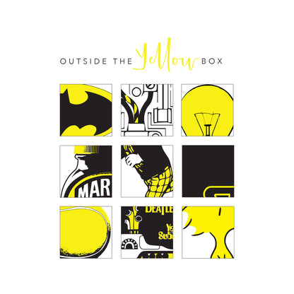 Outside the (Yellow) Box Greetings Card