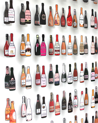 Outside The (Pink) Champagne Bottle 3D